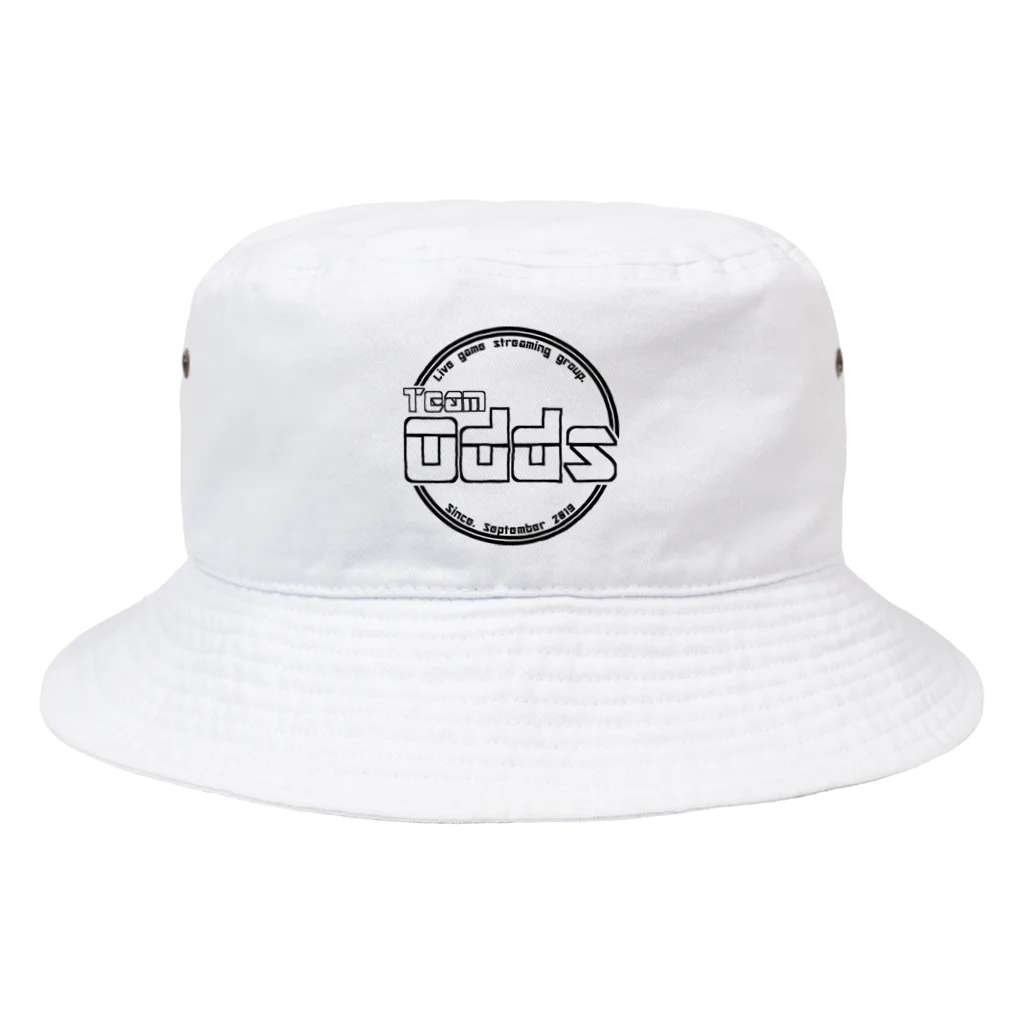 TeamOdds‐チームオッズ‐のTeamOdds シンプルブラックロゴマーク Bucket Hat