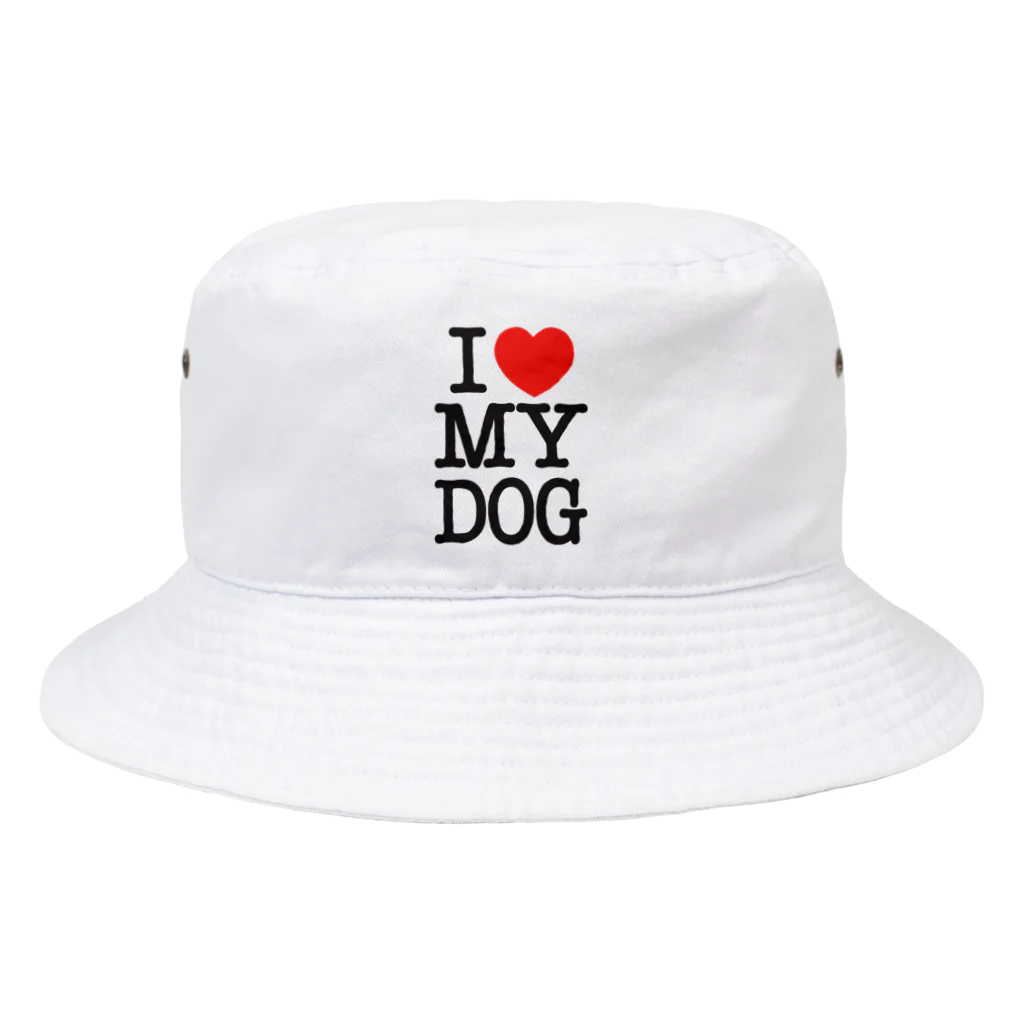 I LOVE SHOPのI LOVE MY DOG Bucket Hat