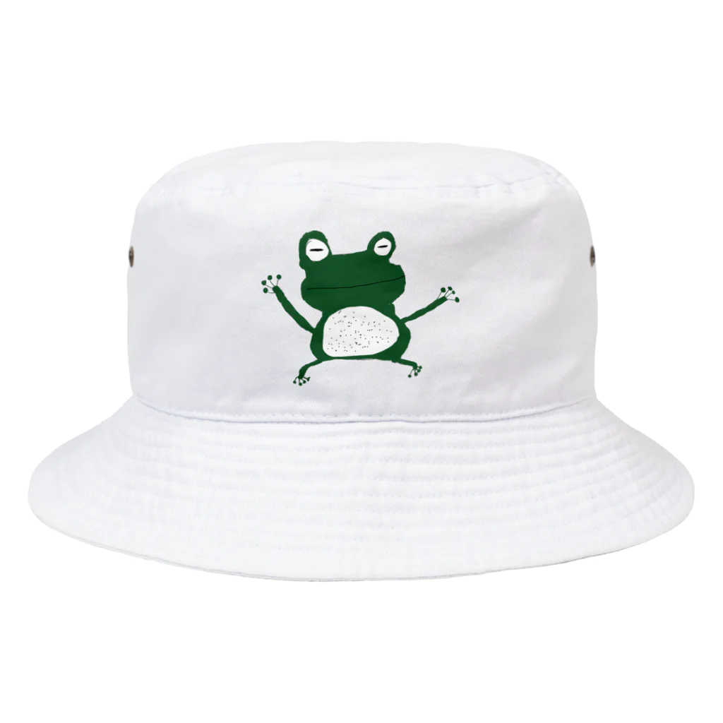 イーグルくんのゲコゲコ　カエル🐸 Bucket Hat