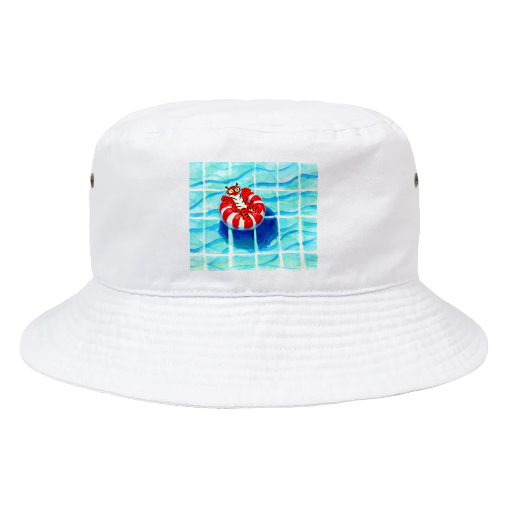 segasworksのプールのトラちゃん Bucket Hat