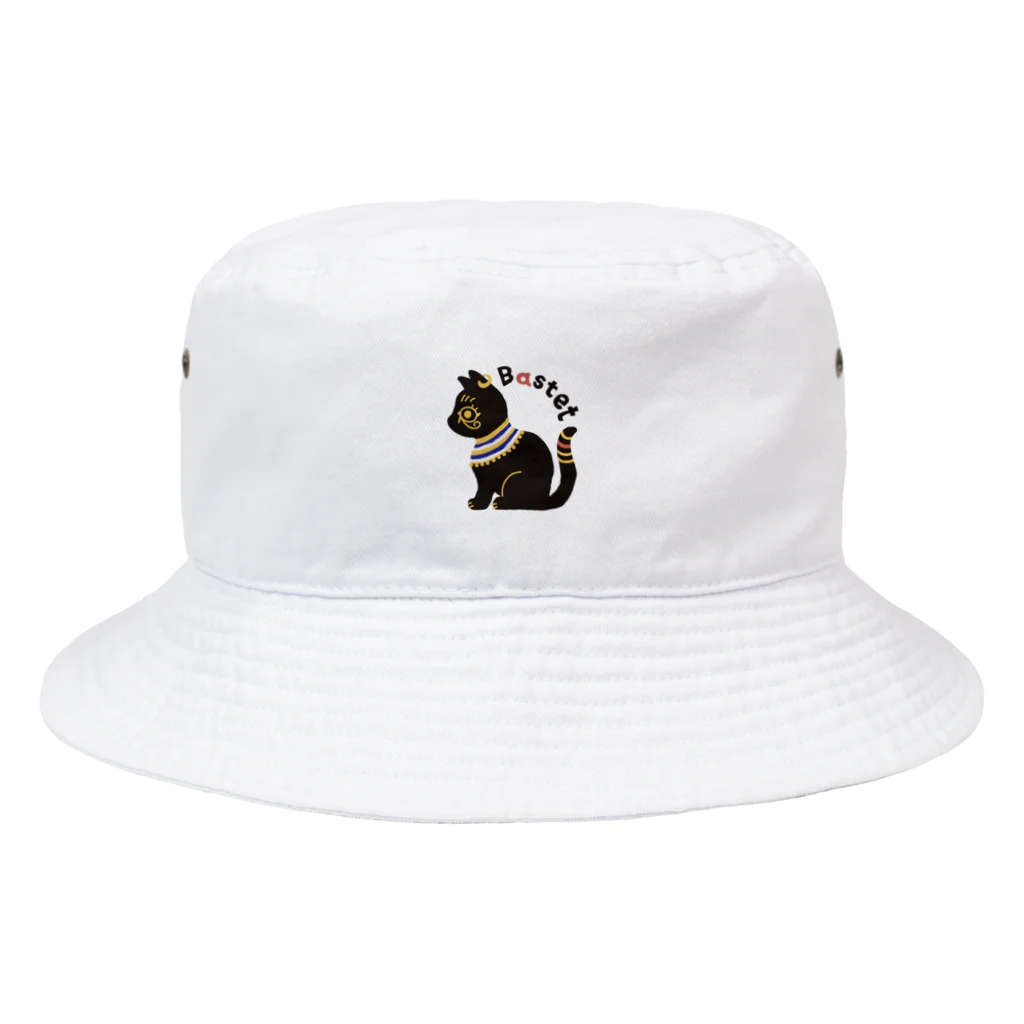 LAP CATs ＊hizaneko＊のバステト神（ベビちゃん仕様）文字凸バージョン Bucket Hat