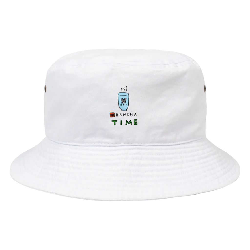 ギョージャガーリックのデザインの御ＢＡＮＣＨＡ　ＴＩＭＥ Bucket Hat