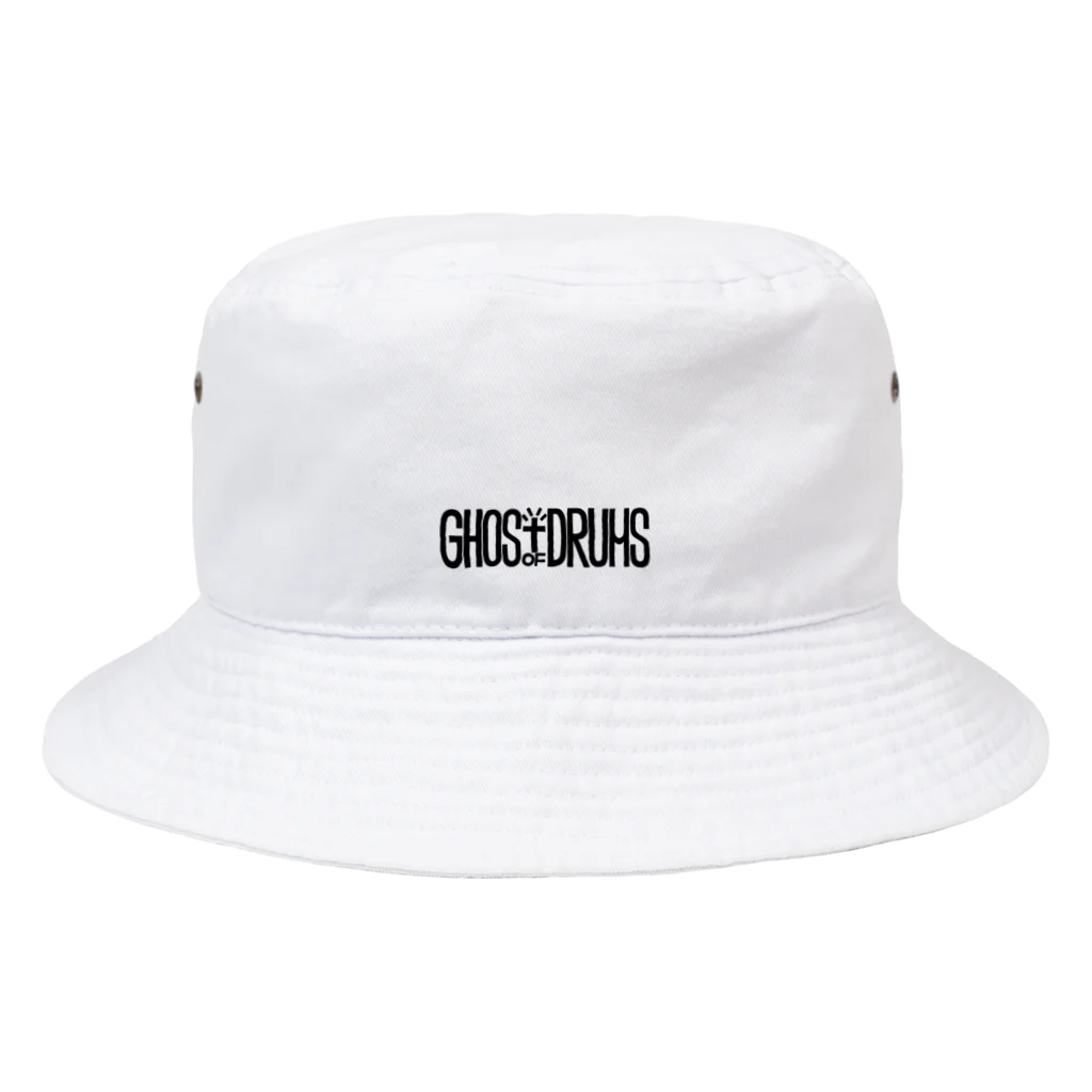 GHOSTOFDRUMSのGHOSTLOGO BUCKET HAT WHITE バケットハット