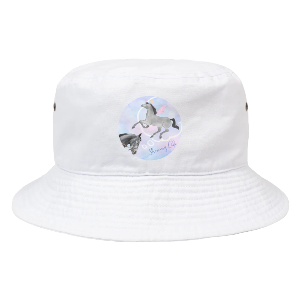 Loveuma. official shopのDreamin' Maihime. by Horse Support Center Bucket Hat