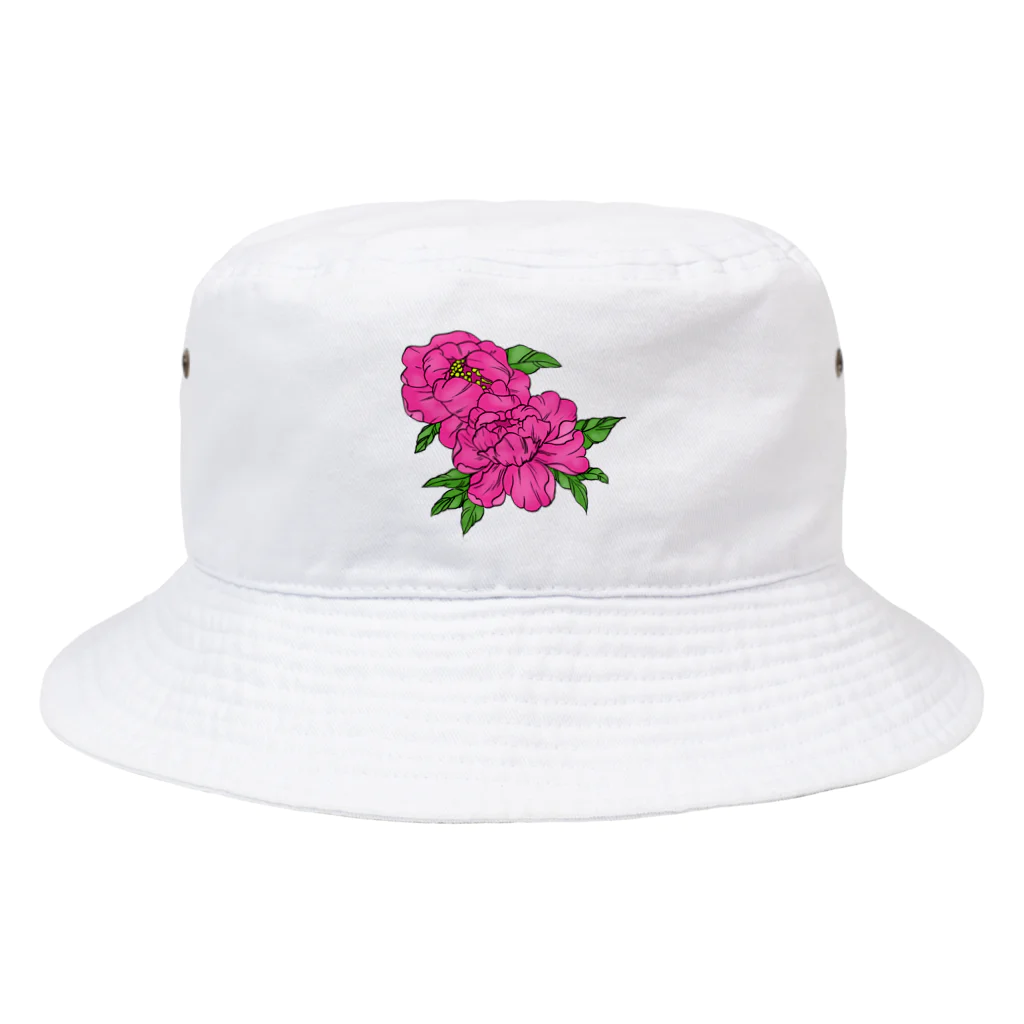 YASUPLANTS&AQUAの牡丹 Bucket Hat