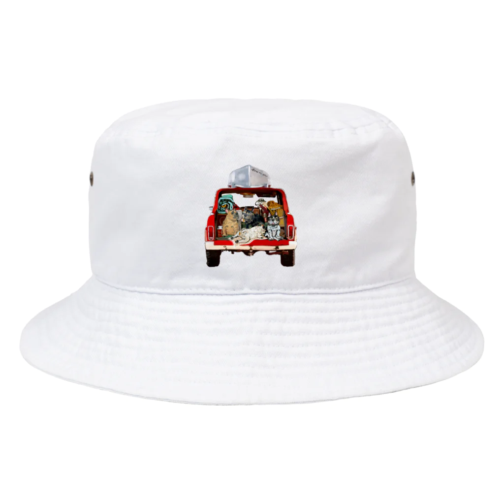 noe_to_meg (ノエとめぐ)のBUHI in キャンピングカー Bucket Hat