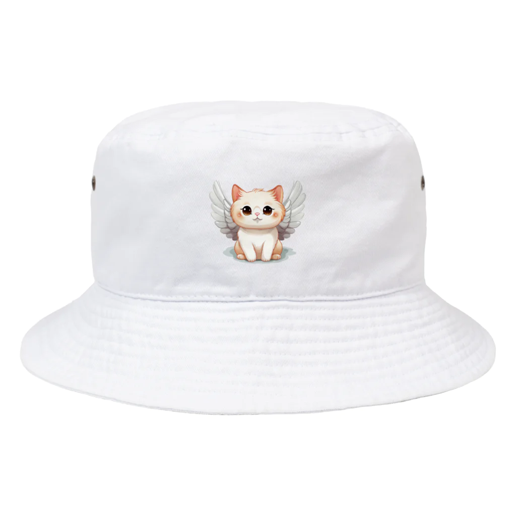 Vasetti_pressの可愛いねこ天使 Bucket Hat