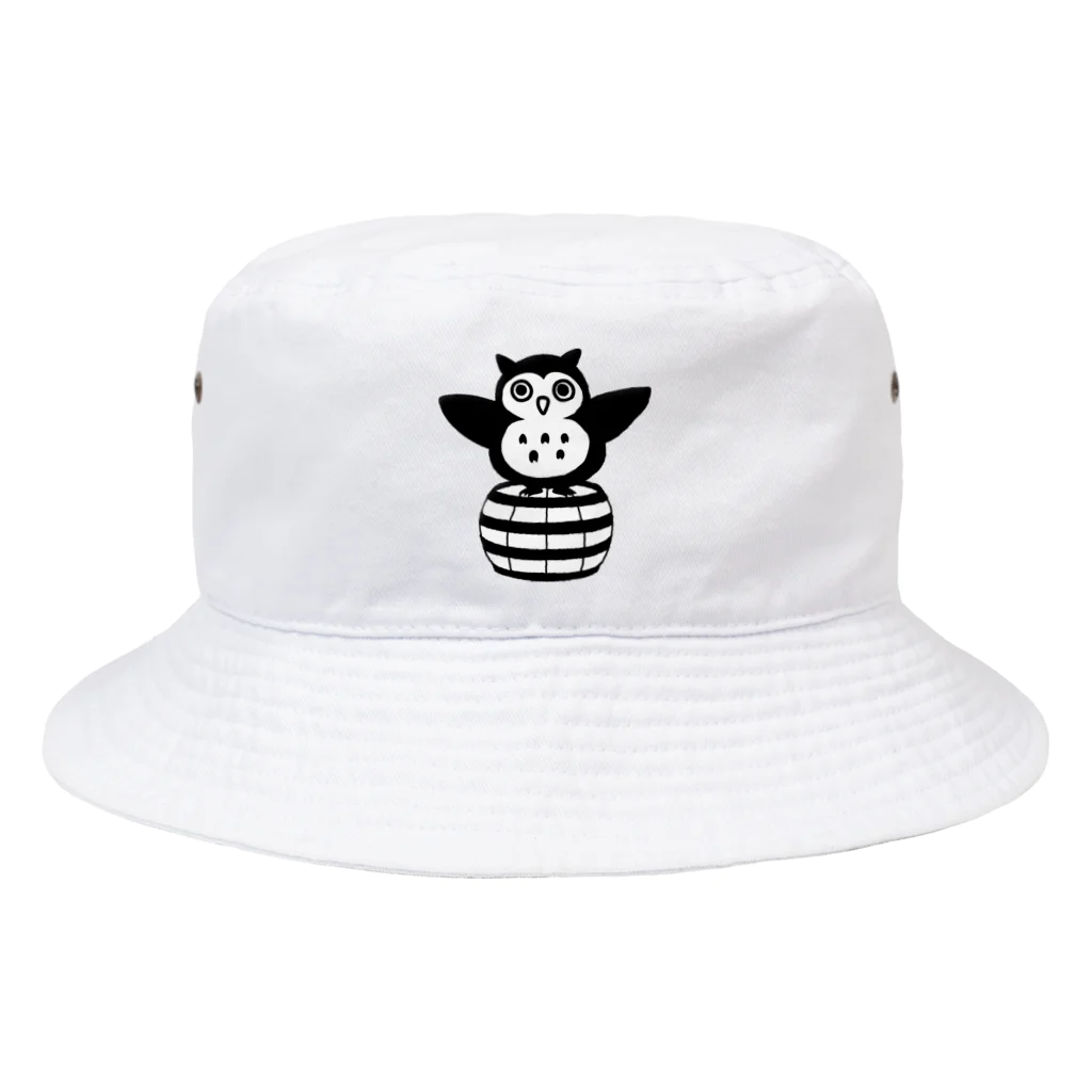 fukurokashiwaのふくろーちゃん Bucket Hat