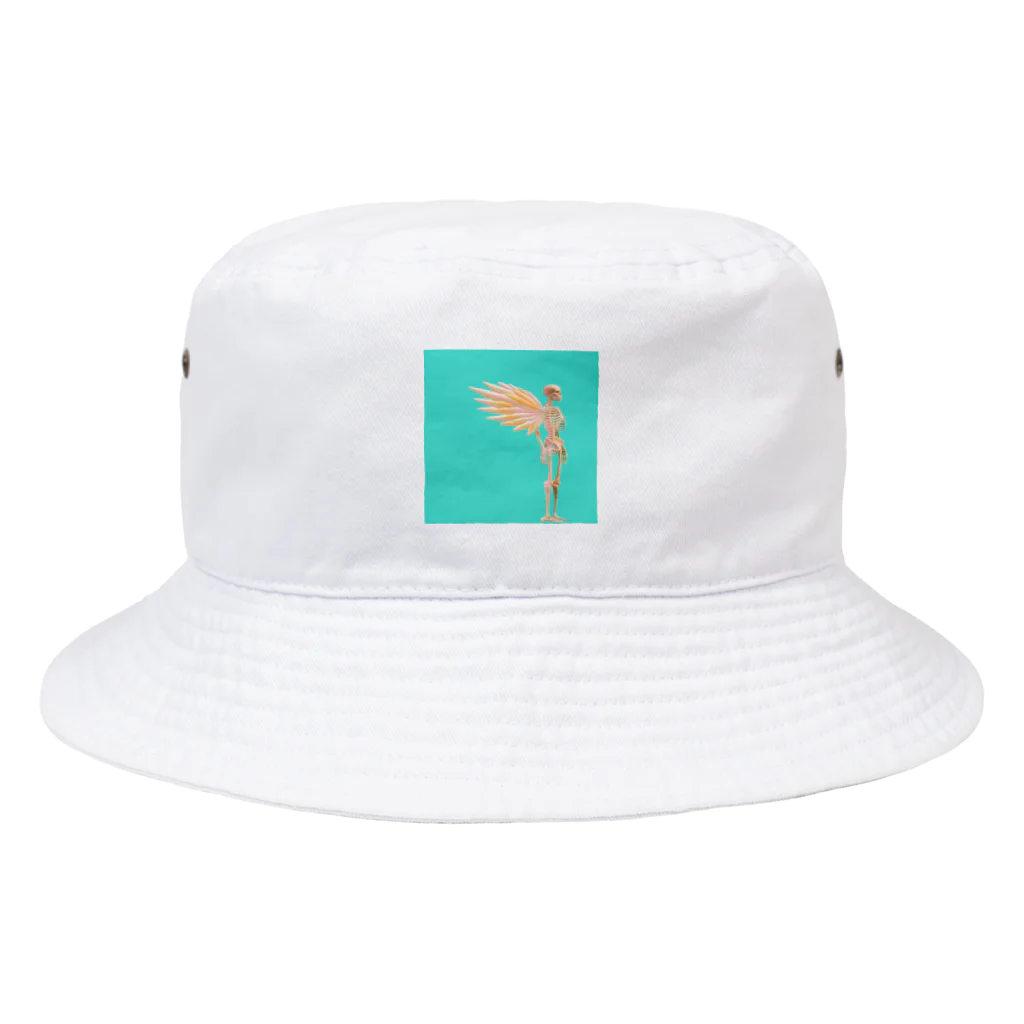 Vert_travel127のコツコツくんBハット Bucket Hat