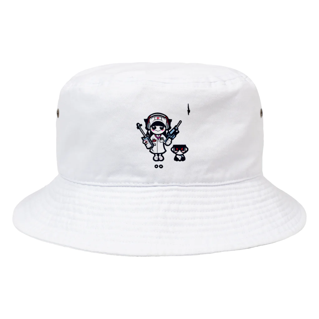 CuteCombatのCuteCombat_nurse(ナース)_ver.002 Bucket Hat