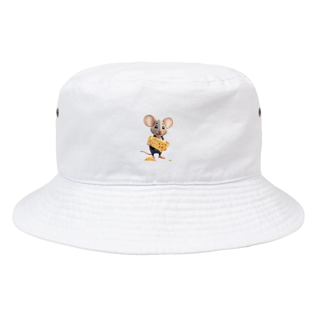 TKのチーズ大好き！ネズミのミース君 Bucket Hat