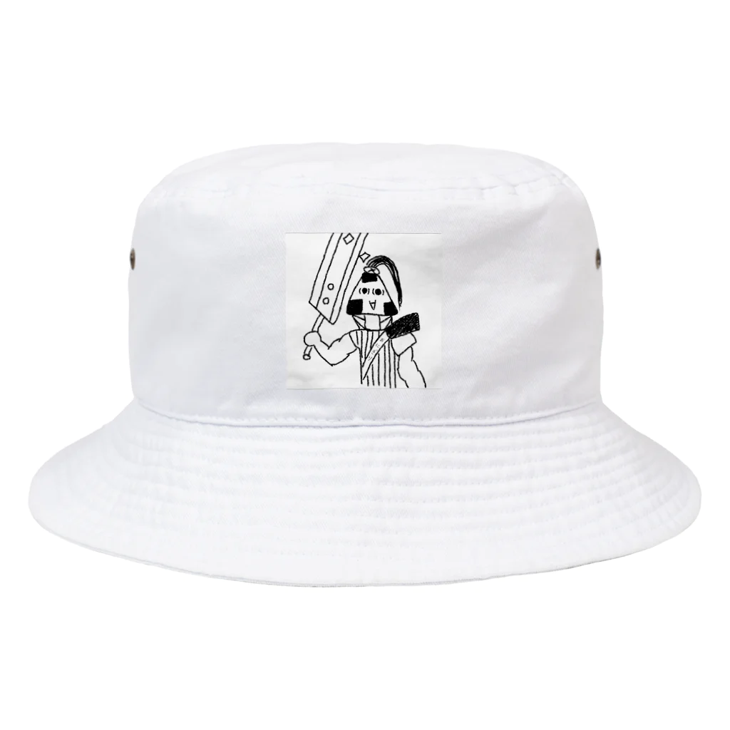 おにぎりソルジャーでござるよのおにぎりソルジャーでござるよ Bucket Hat