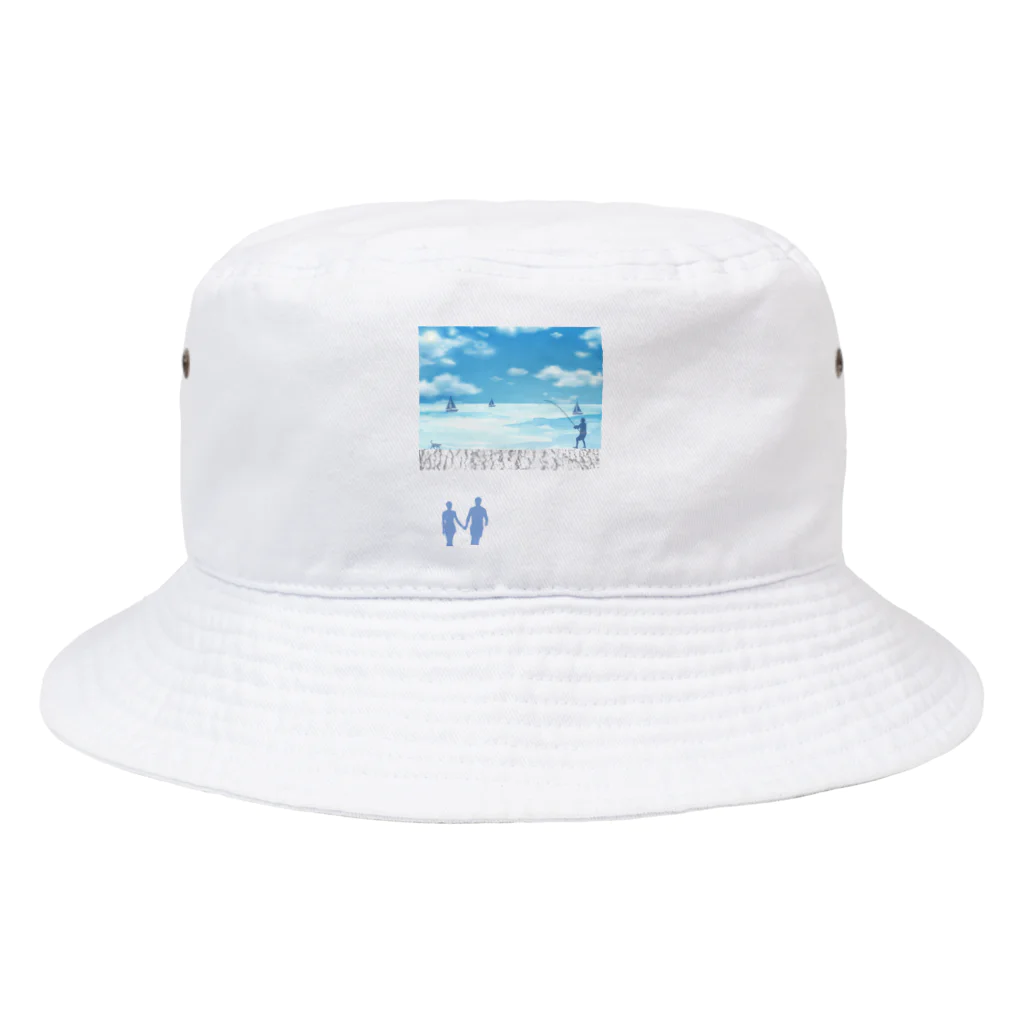 Sky00の日本の夏の風景 Bucket Hat