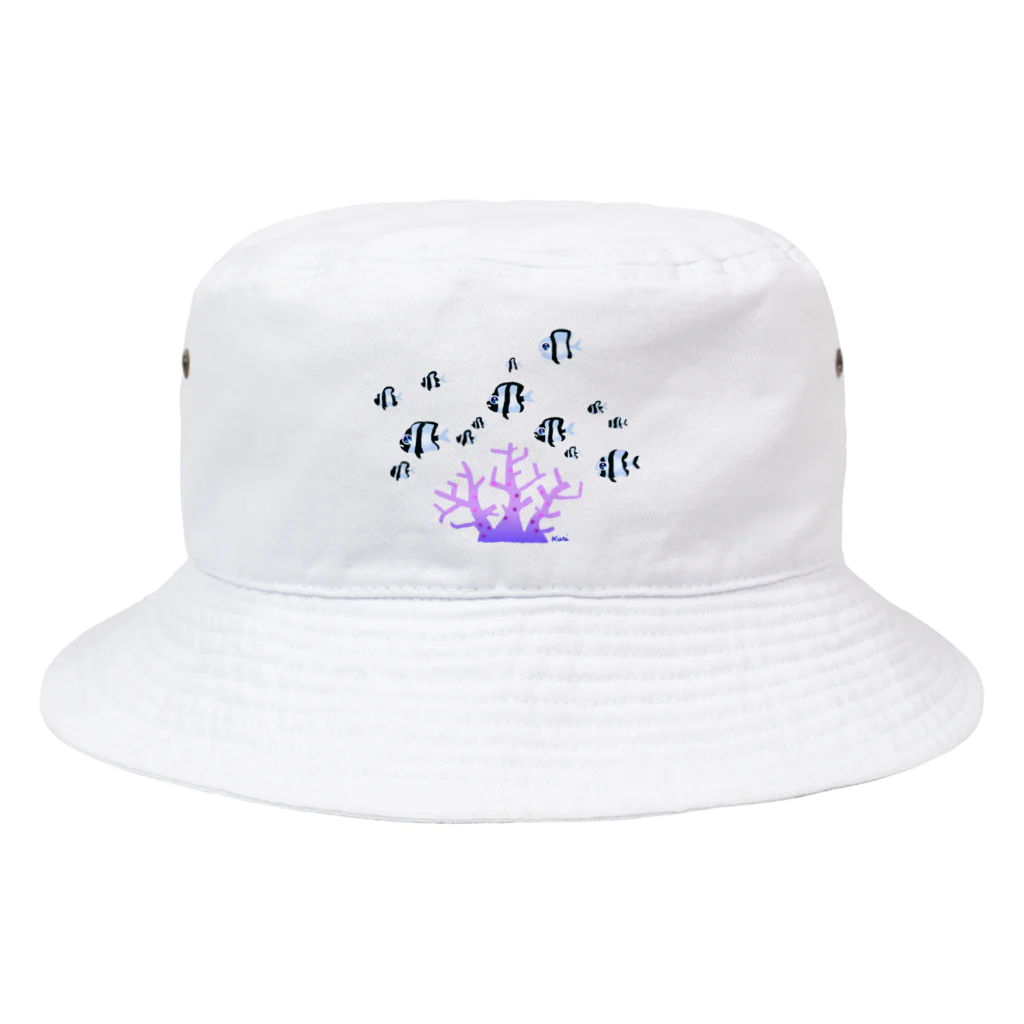 栗坊屋のいろいろリュウキュウスズメダイ Bucket Hat