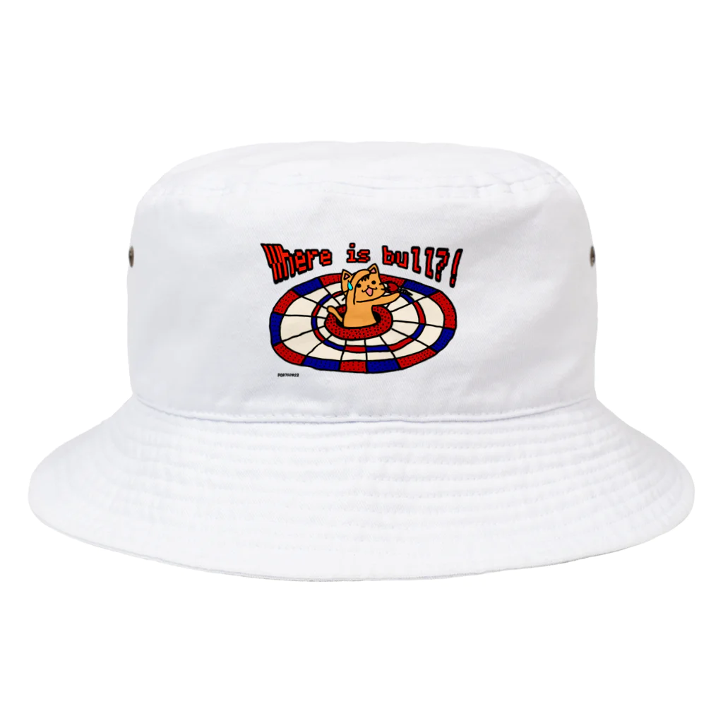 地産地消創作家庭料理PORTOの2023ポルトダーツ猫帽子 Bucket Hat