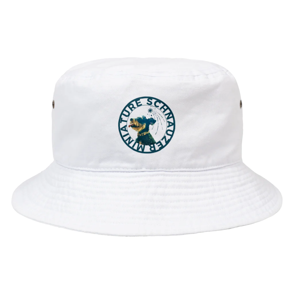 ミニチュアシュナウザー　B&Sのミニチュアシュナウザー　B&S マーク Bucket Hat