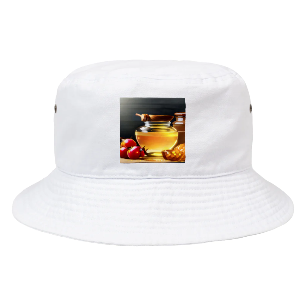 honeyショップのはちみつと果物 Bucket Hat