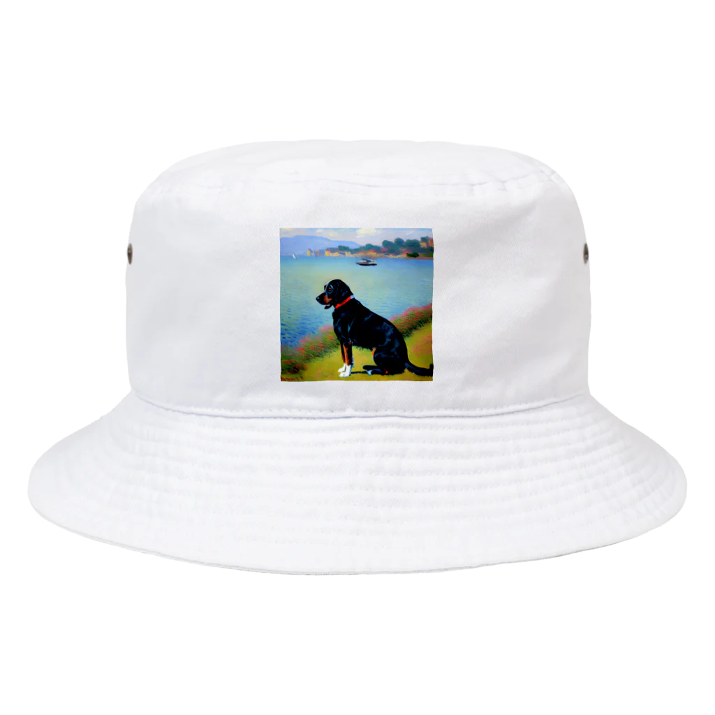 saroraのモネの犬 Bucket Hat