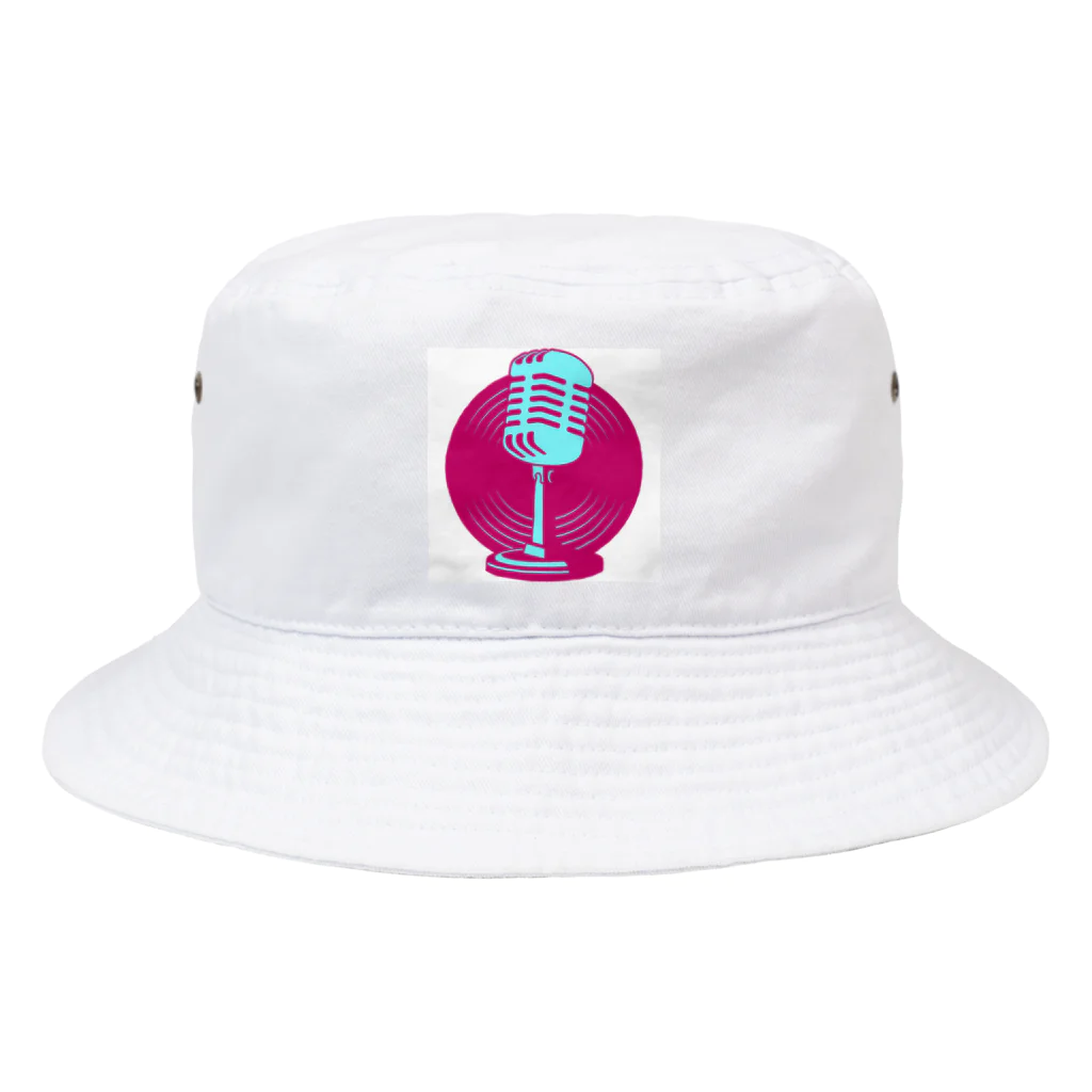 おみタイムselectionのサンパチマイク Bucket Hat