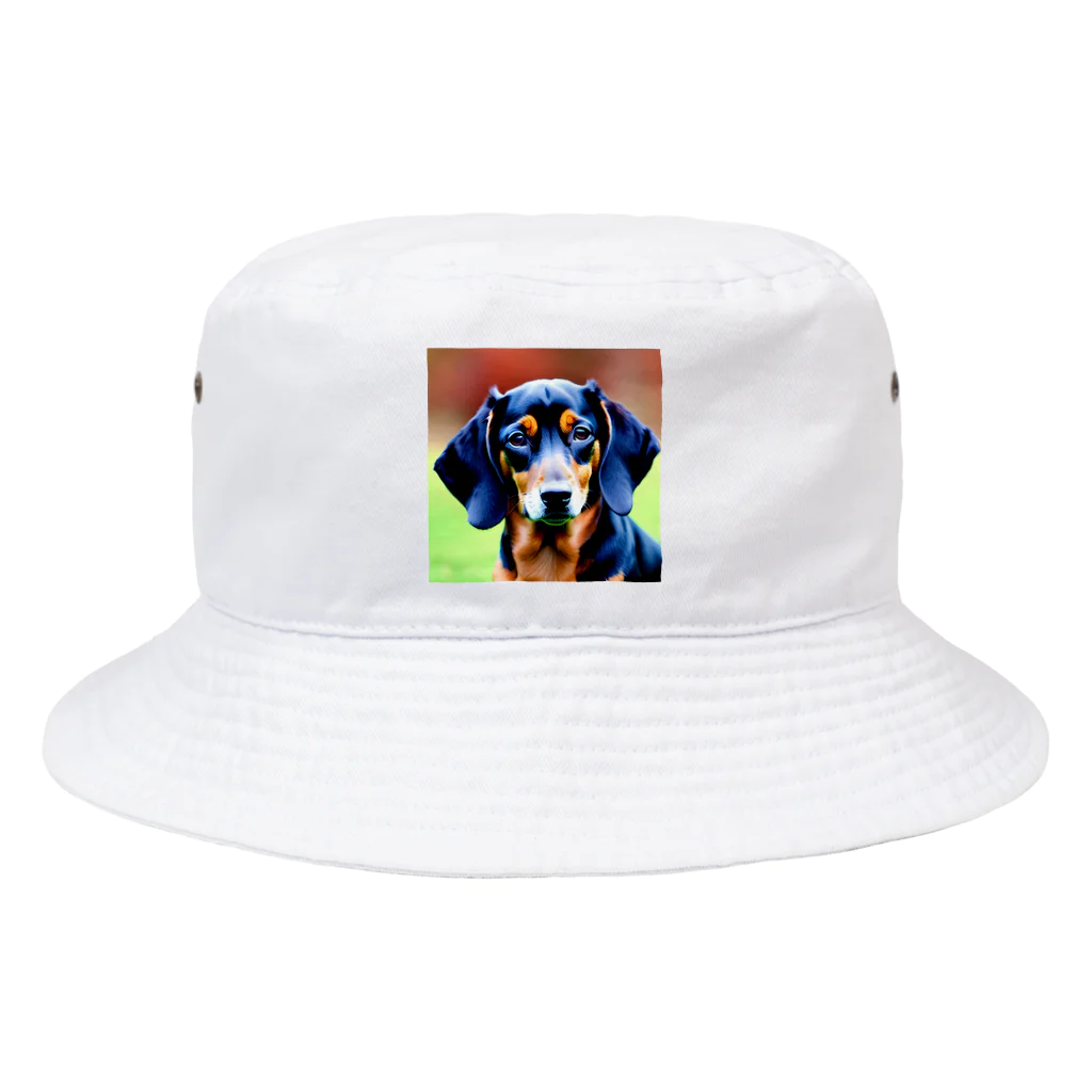 KaSumi's shopのドヤ顔ダックスフンド Bucket Hat