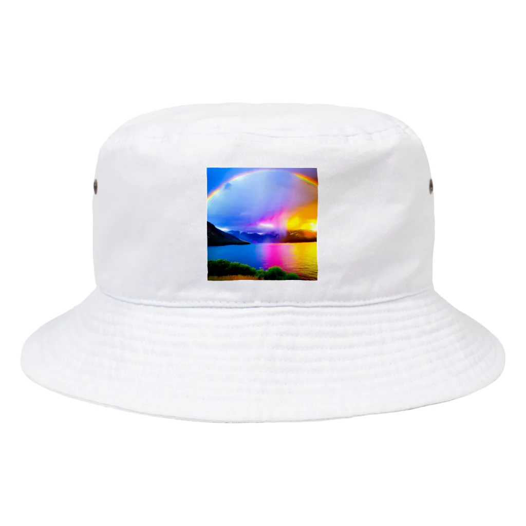 tama_1227bigの幸せの虹 Bucket Hat