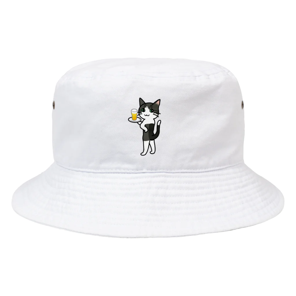 The Cat who.... suzuriのバドキャット Bucket Hat