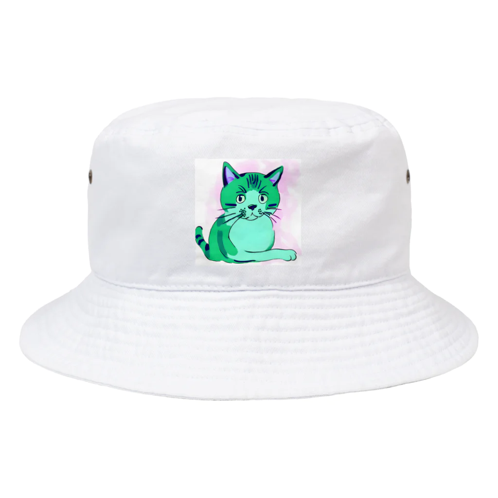 ポーシー＆フレンズ・スタイルの可愛い猫グッズ Bucket Hat