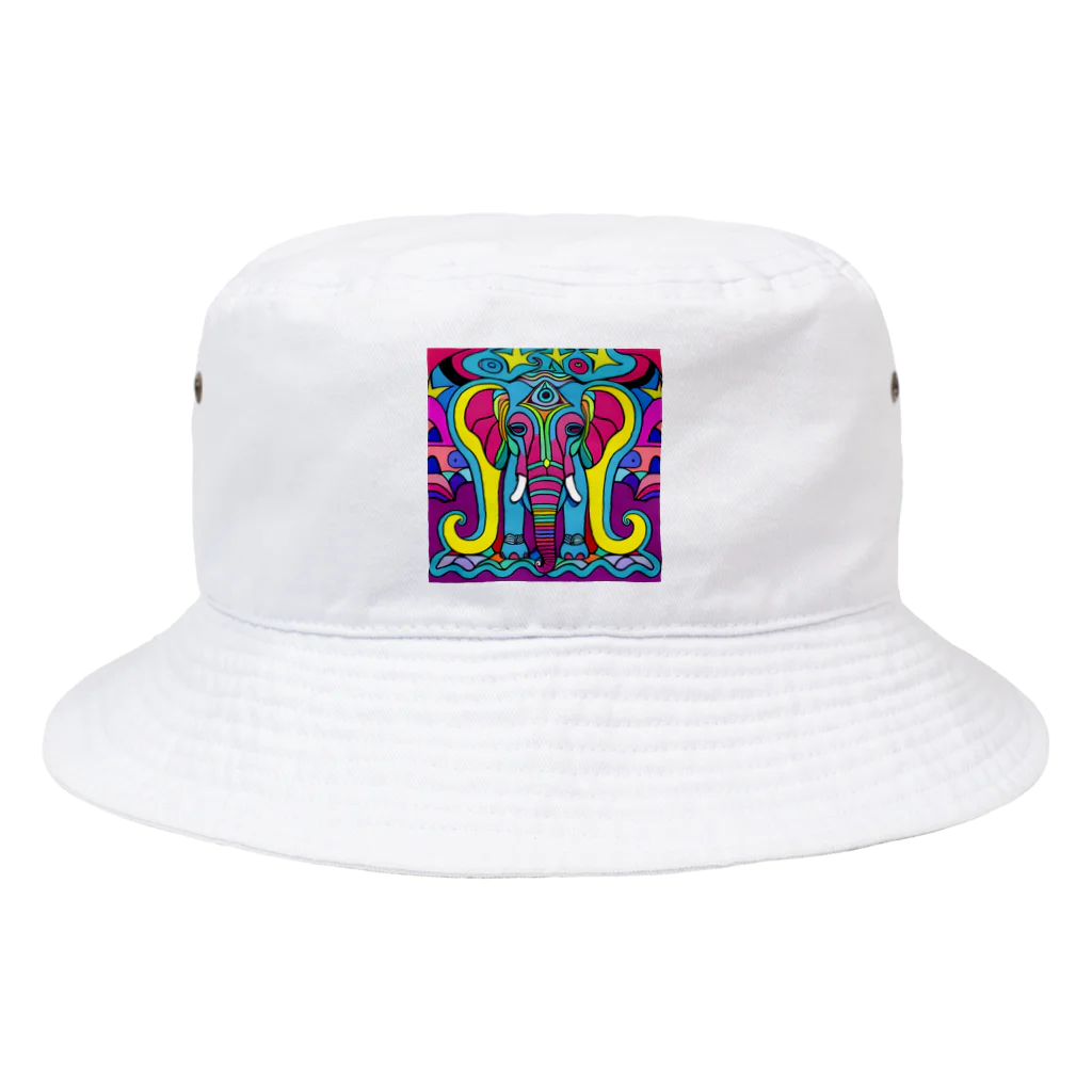 じゆうふぁくとりーのエキセントリックゾウ Bucket Hat