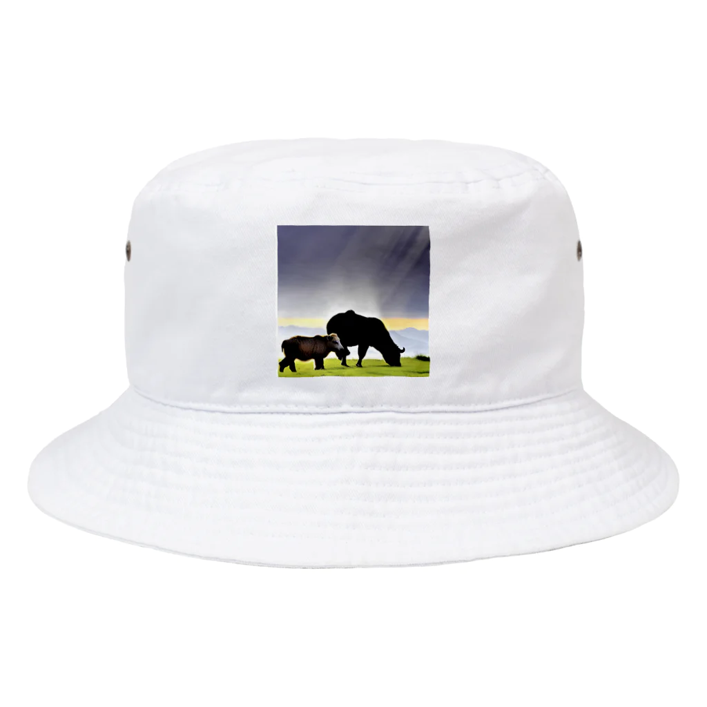 アニマルHOUSEのanimals of the world Bucket Hat