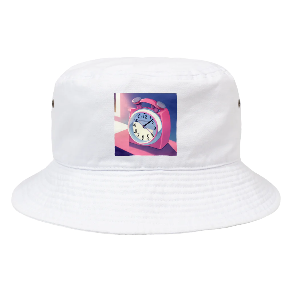 こてつくんAIのピンク置き時計 Bucket Hat