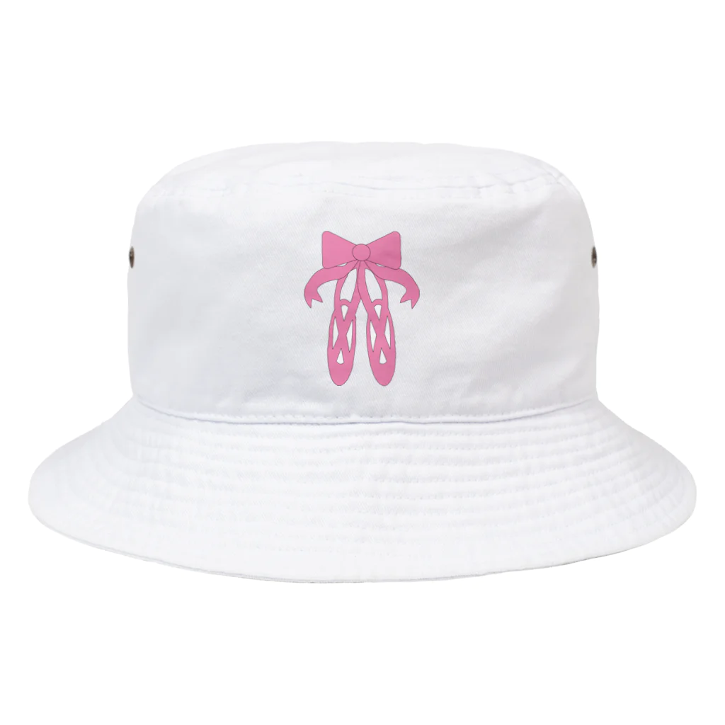 HONOMINEのピンクのバレエシューズ Bucket Hat