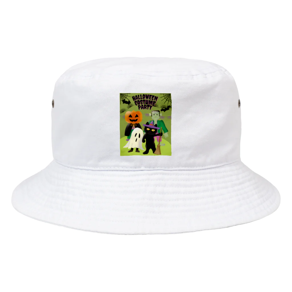 satoharuのハロウィンの仮装パーティー Bucket Hat