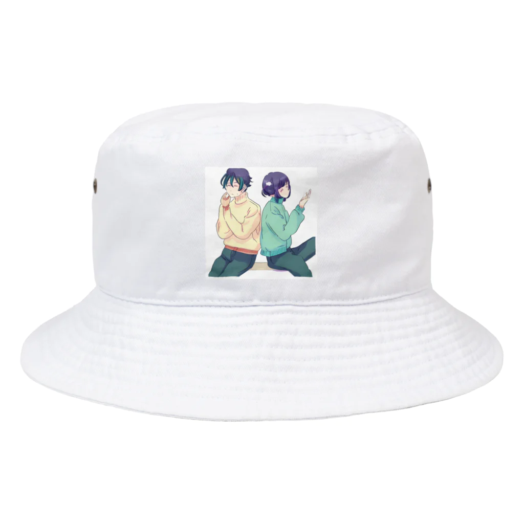 kappaの背中合わせで語り合う Bucket Hat