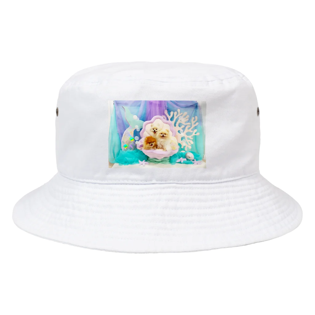 3pomeranian-leo-house　グッズショップの【fantasy】pomeranianworld ポメラニアン Bucket Hat