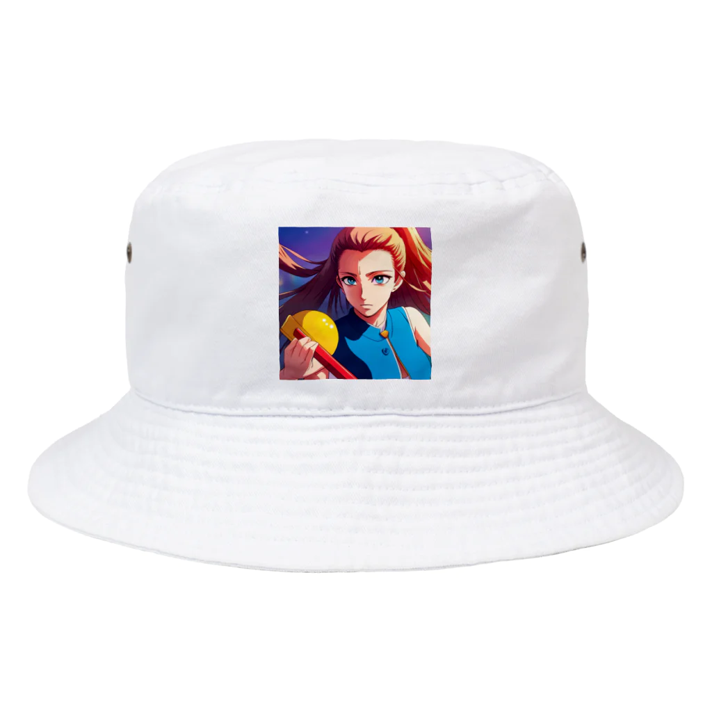 🎨デザイン宮殿🛍️の戦う乙女 Bucket Hat