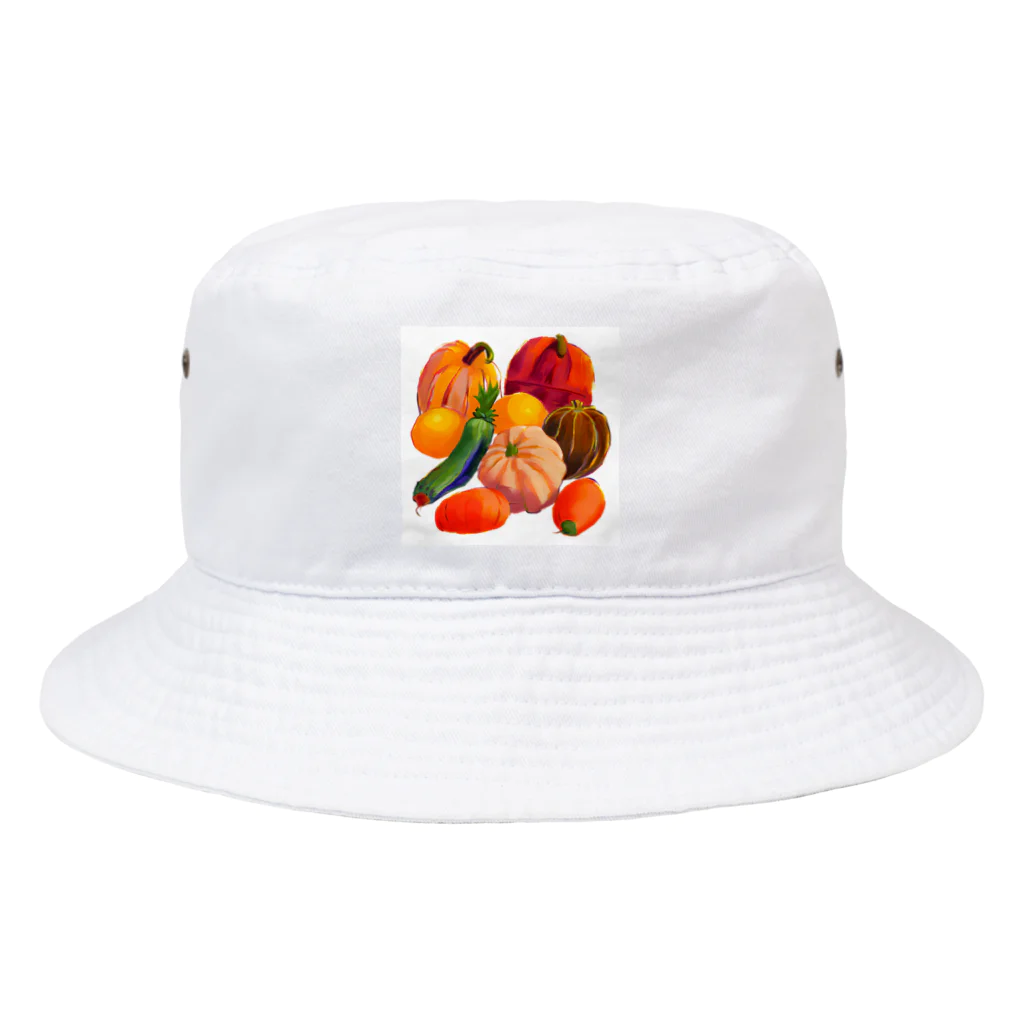 tsukiyachiの秋野菜 Bucket Hat