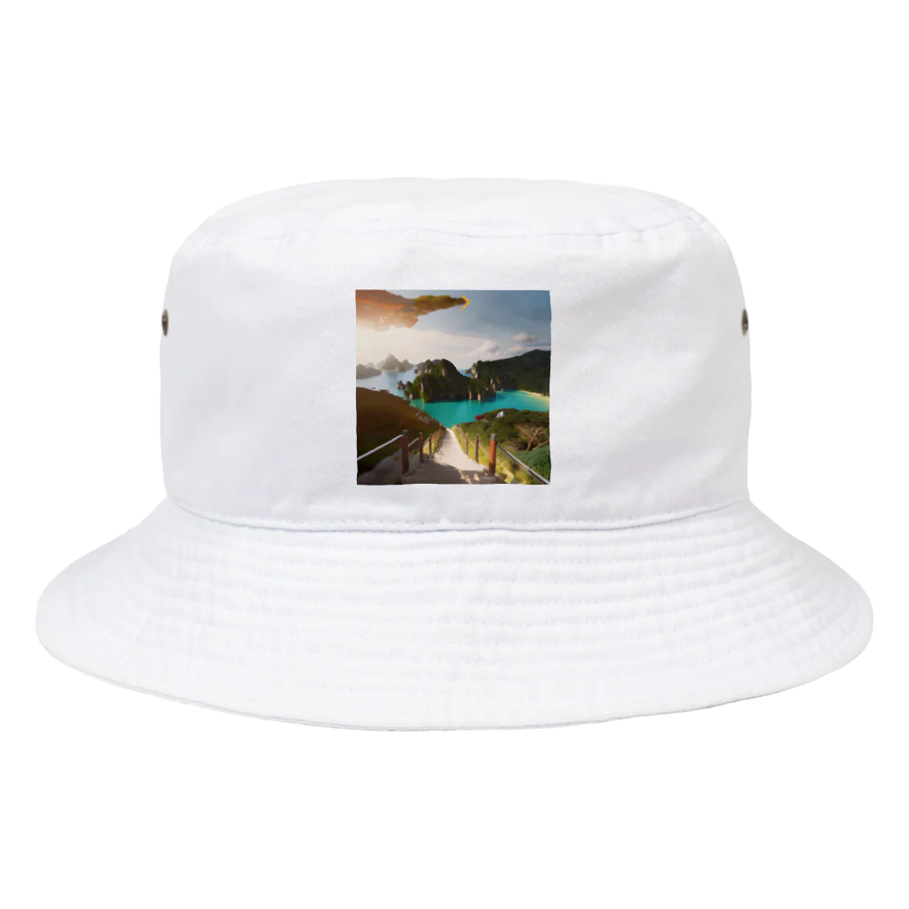 おしゃれなお店の海外風景 Bucket Hat