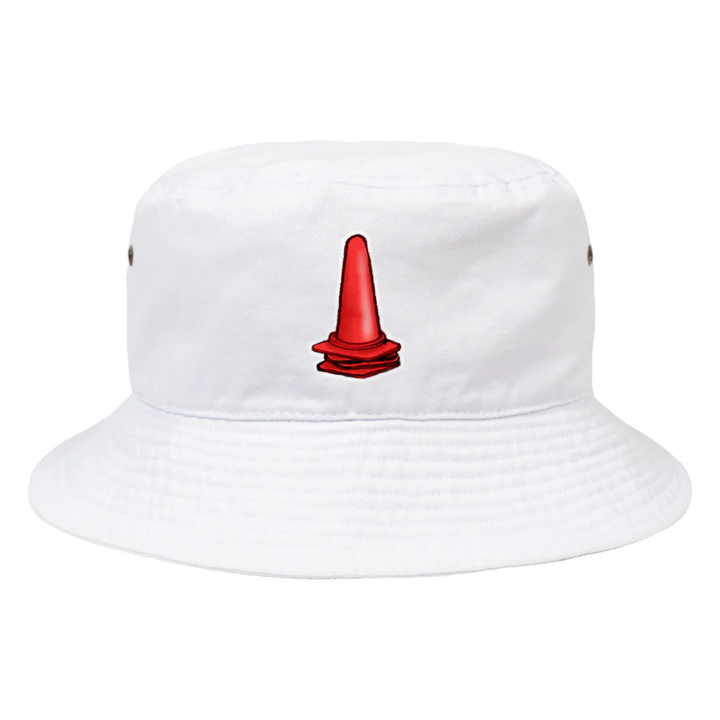 おそばの重なり三角コーン Bucket Hat