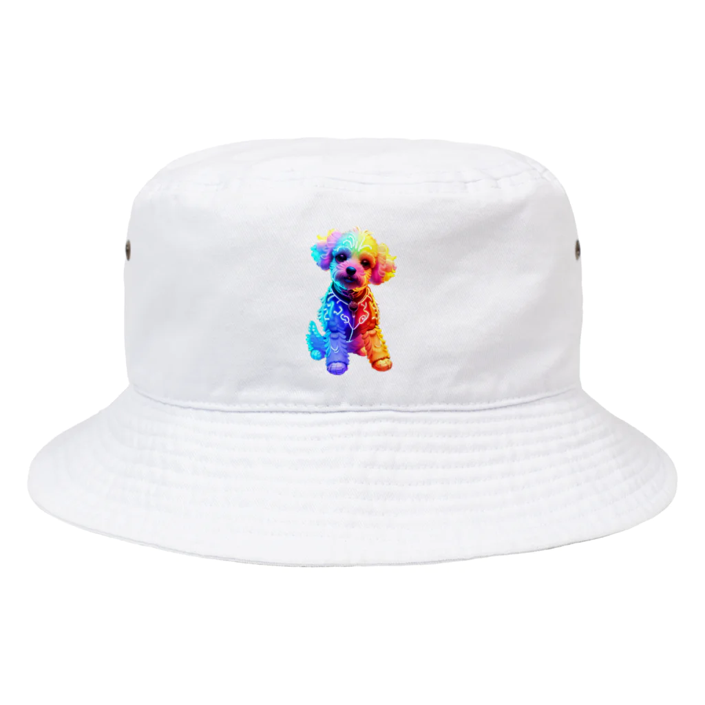 MaKenEekaRaのネオントイプードル Bucket Hat