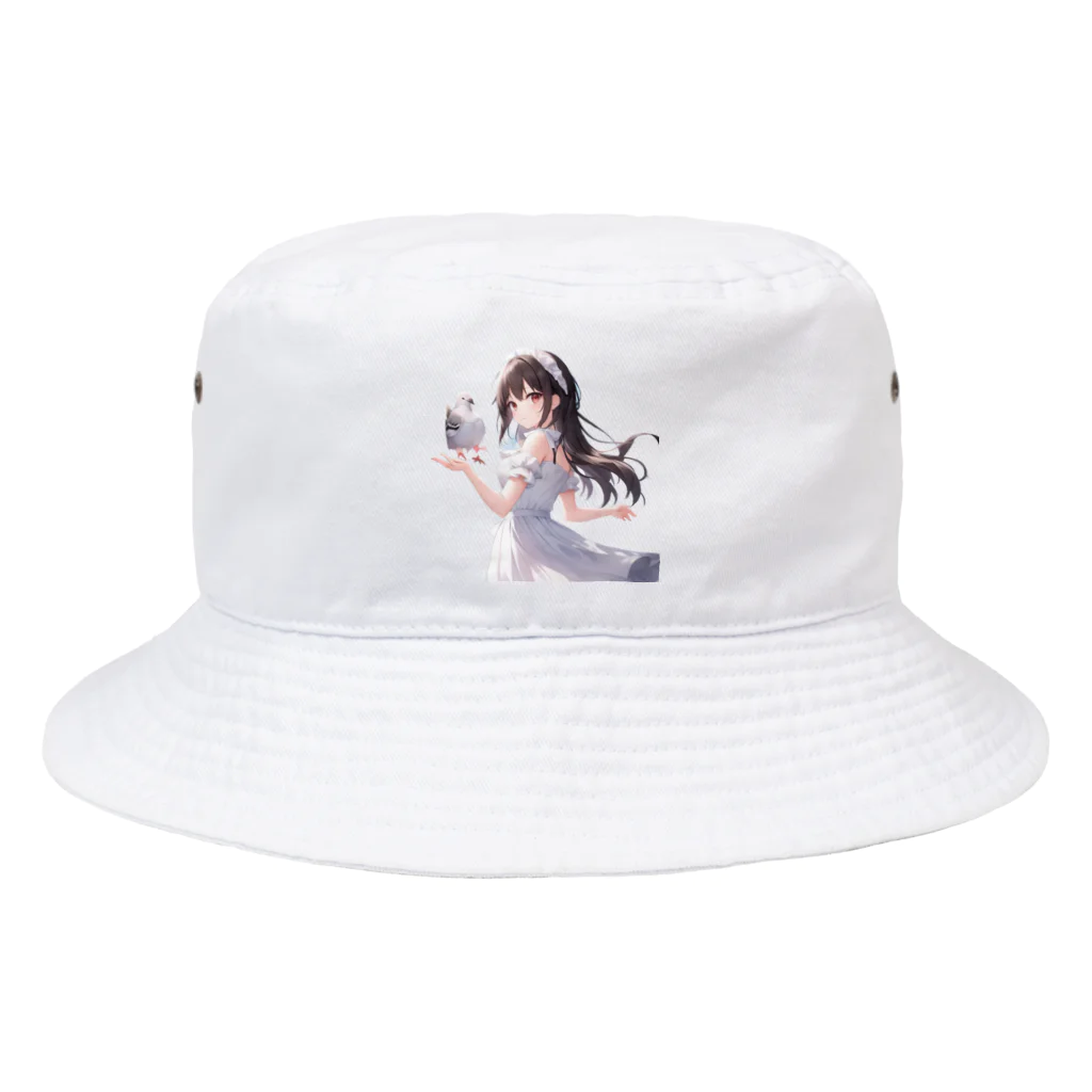 D.M@WORLDの鳥界のアイドル❤️鳩のハトコ様 Bucket Hat