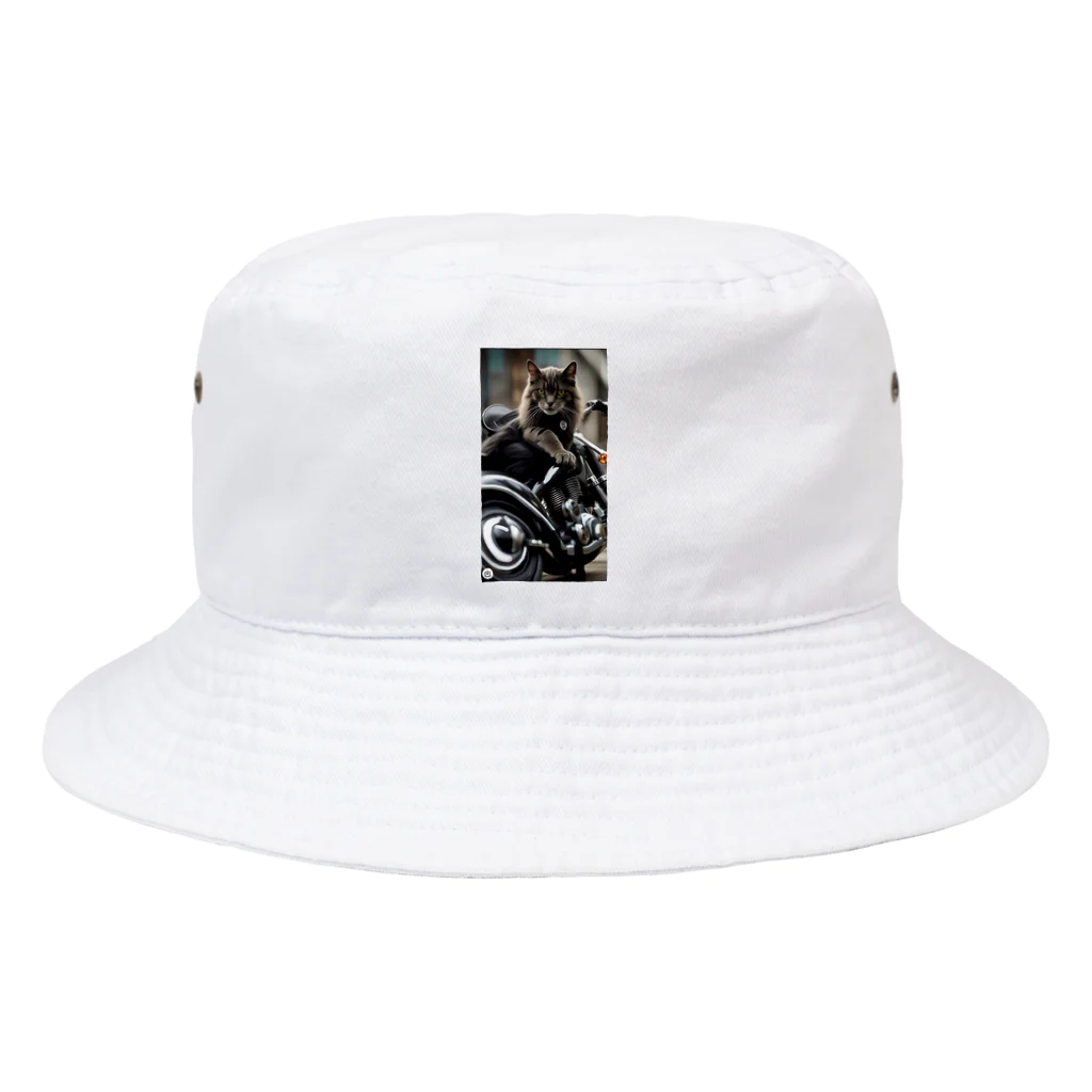 Akihiro121のバイカーキャッツ Bucket Hat