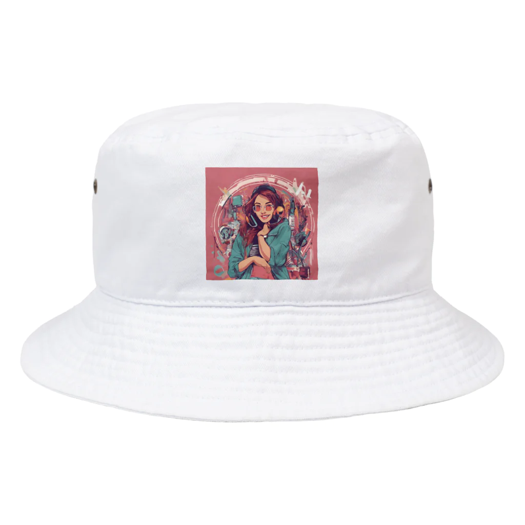 Mi-ko333shopのマイコレクション 美しい女性 Bucket Hat