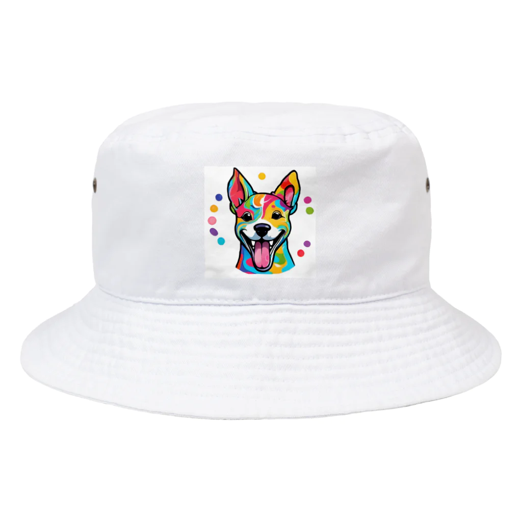 ハッピー・ディライト・ストアの癒しの犬グッズ Bucket Hat