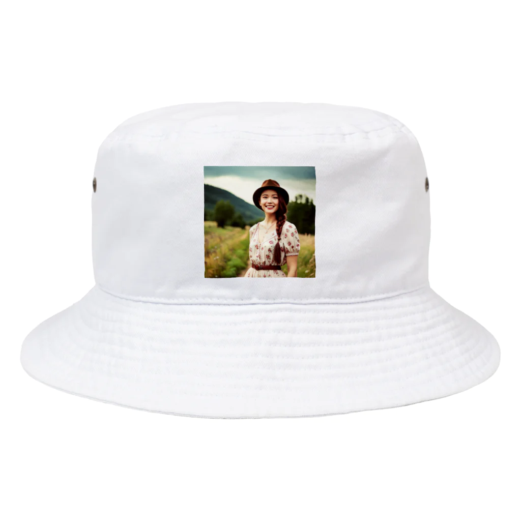 Stylishのカントリーガール Bucket Hat