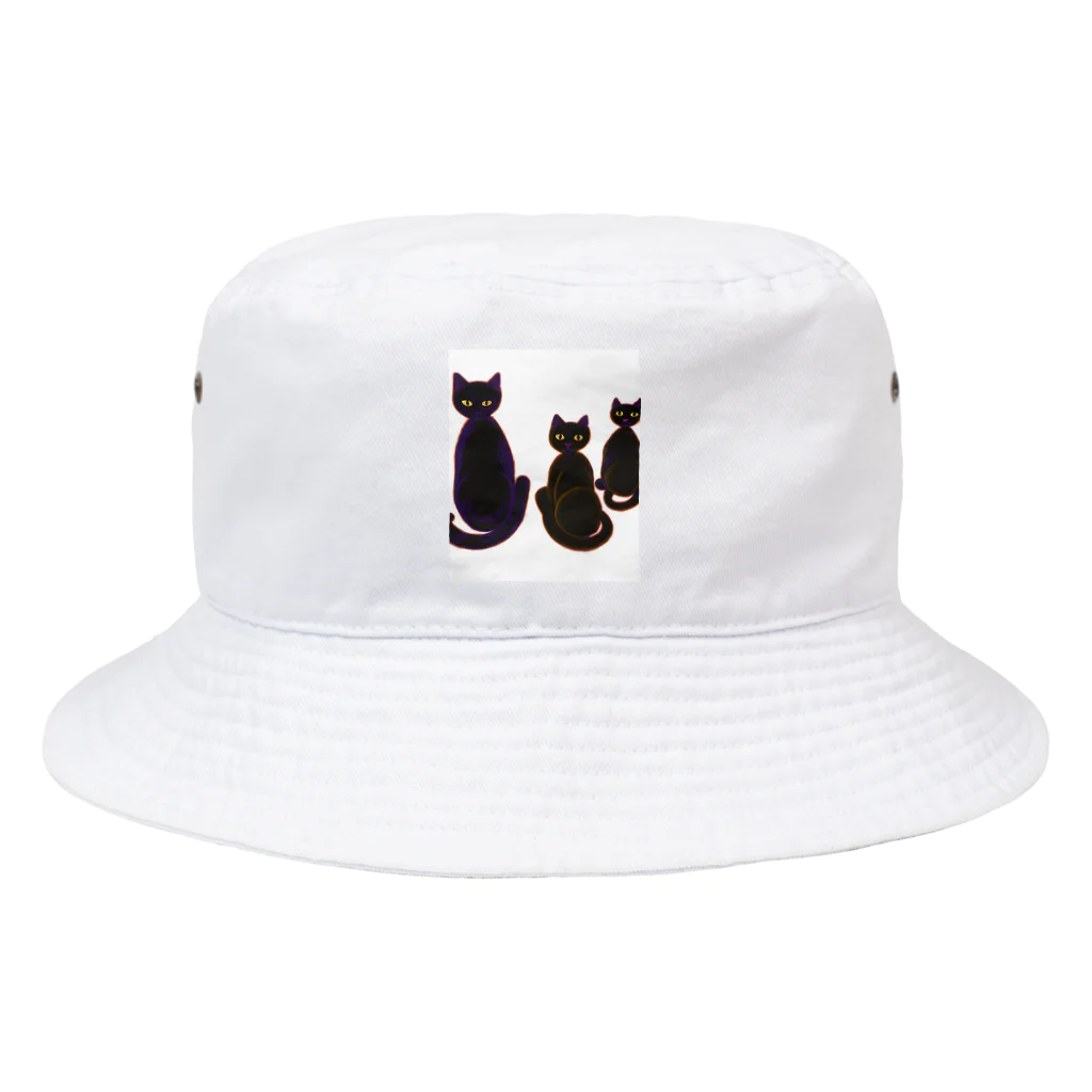 horoscope のネコクロ Bucket Hat