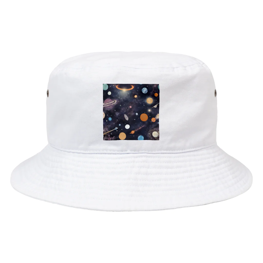 Ruru100のGalaxy Bucket Hat