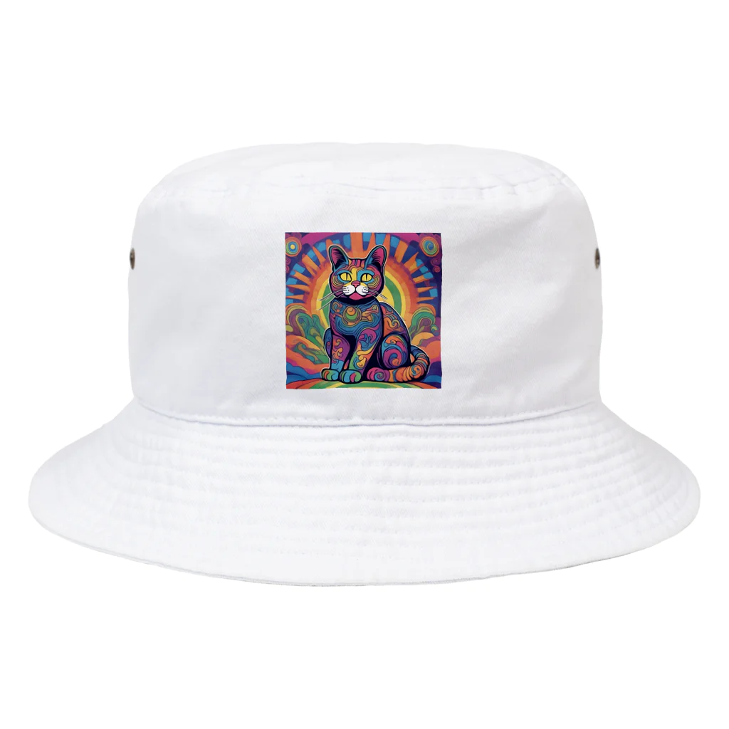 horoscope の招き猫 Bucket Hat