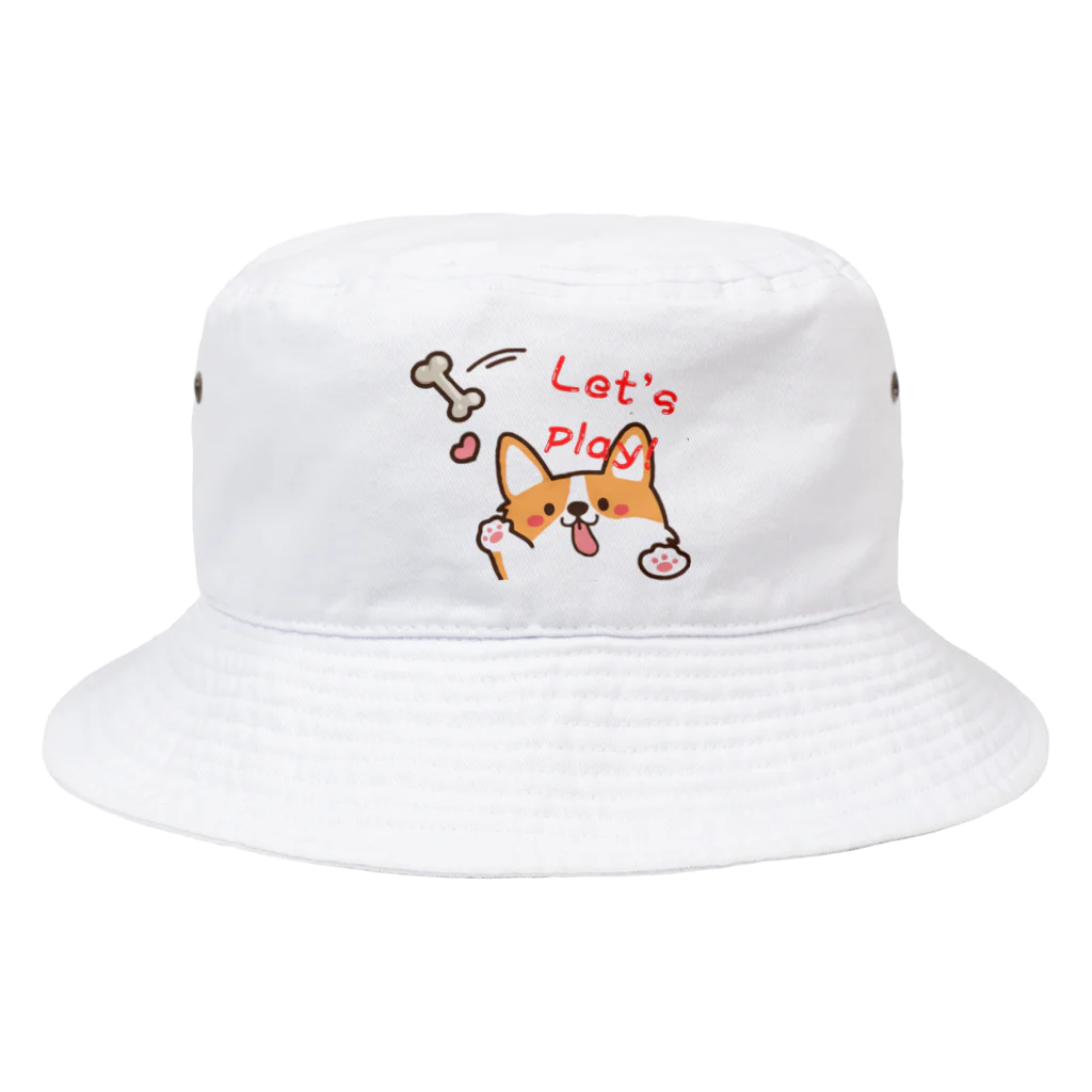 Xmasaの🐾 ふわふわワンダーランド：ゆるかわ犬グッズショップ 🐾  🌟 商品概要 🌟 Bucket Hat