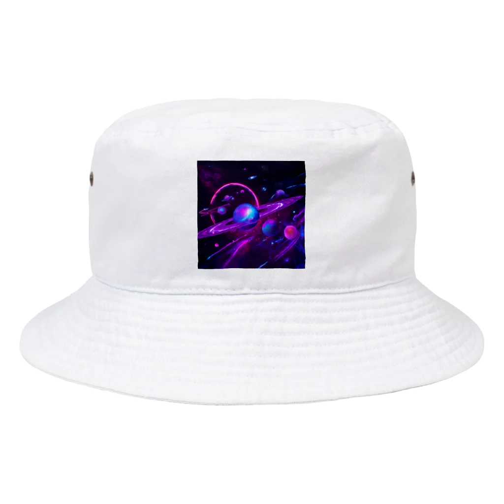 sanbo-の宇宙のグッズ Bucket Hat