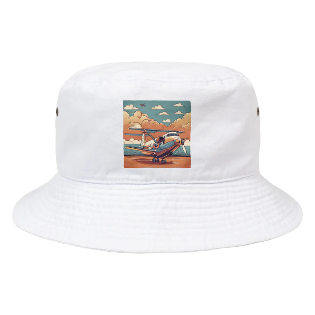 Tieck_ashの思い出の飛行機 Bucket Hat